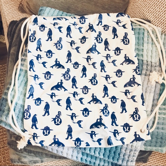 lululemon athletica Handbags - Lululemon SeaWheeze Canvas Backpack 🐬